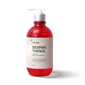 Pogonia DEXPANTHENOL Scalp Shampoo 500ml | Dexpanthenol 20,000ppm + Biotin | Hair Growth Support, Anti-Itch, Peptide Complex, AHA/BHA Exfoliating, Beer Yeast Extract _ Made in KOREA